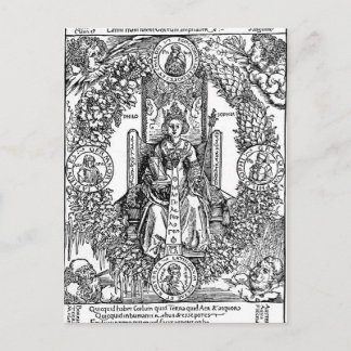 Postal Filosofía de Albrecht Durer