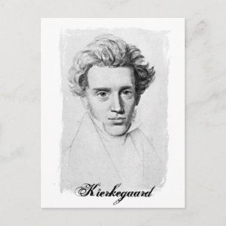Postal Filósofo Soren Kierkegaard