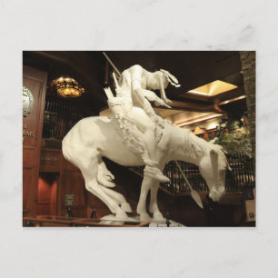 Postal Fin de la escultura de senderos