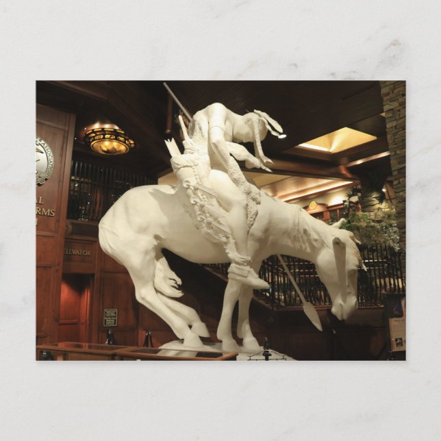 Postal Fin de la escultura de senderos (Anverso)