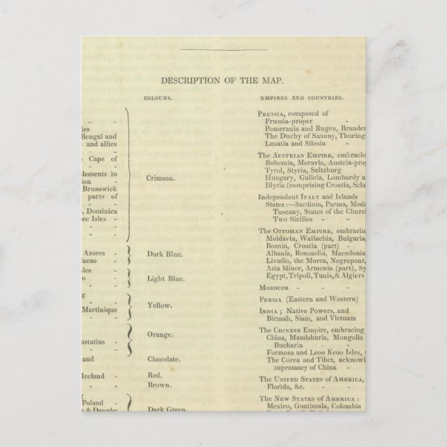 Postal Fin de la Paz General 1828 AD (Anverso)