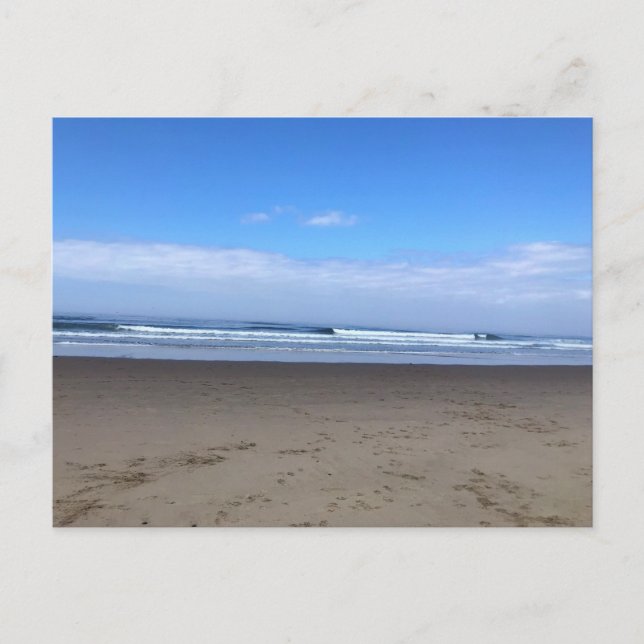 Postal Fin de las carreteras, Lincoln City, Oregón (Anverso)