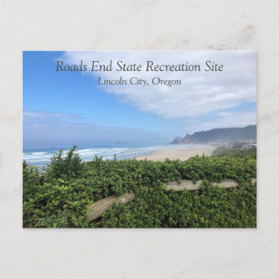 Postal Fin de las carreteras, Lincoln City, Oregón