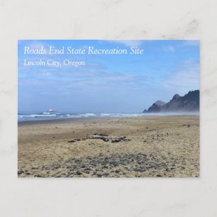 Postal Fin de las carreteras, Lincoln City, Oregón