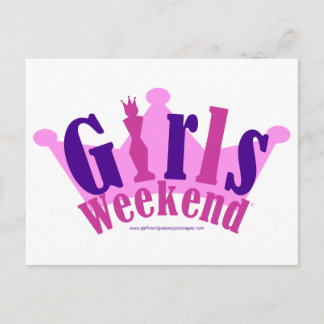 Postal Fin de semana de los chicas