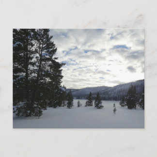 Postal Fin de un día de nieve en el Parque Nacional Yello