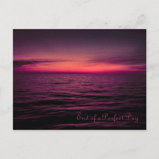 Postal Fin del atardecer
