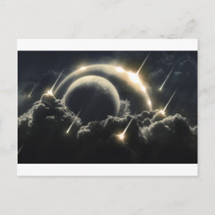 Postal Fin del mundo, meteorito de impacto