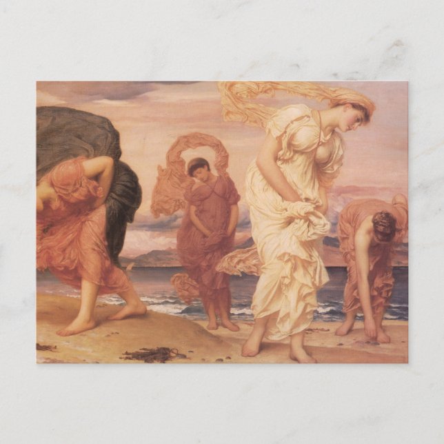 Postal Fina arte de las mujeres en el océano (Anverso)