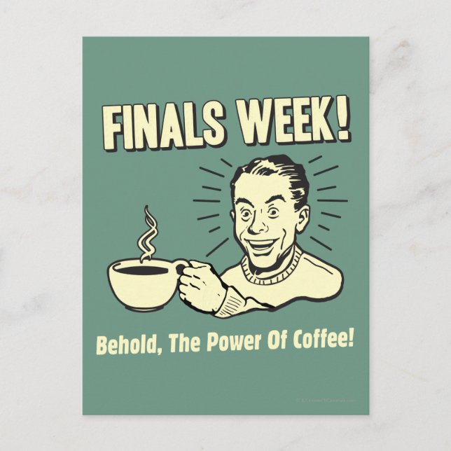 Postal Finales de semana: Behold Power Coffee (Anverso)