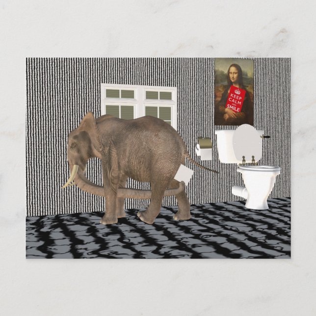 Postal Finalmente, casa rota (Anverso)