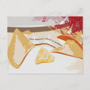 Postal "Financial Outlook es excelente" Fortune Cookie
