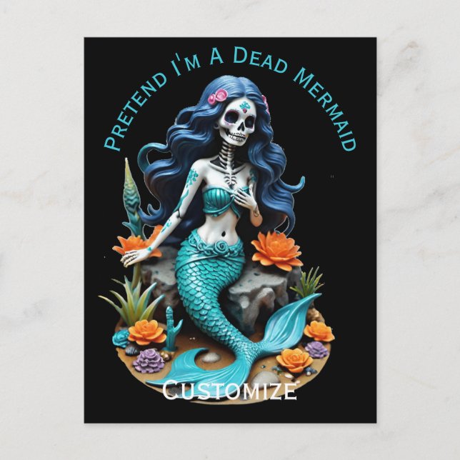 Postal Finge que soy una sirena muerta Thunder_Cove (Anverso)