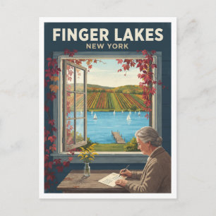 Postal Finger Lakes, Centro de Nueva York Canandaigua Via