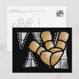 Postal Fingeralphabet W