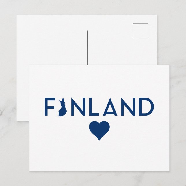 Postal Finlandia (Anverso / Reverso)