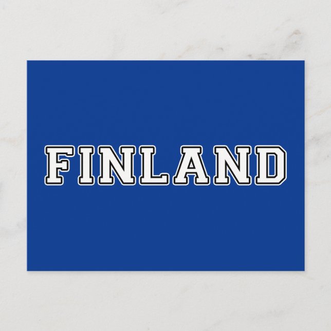 Postal Finlandia (Anverso)
