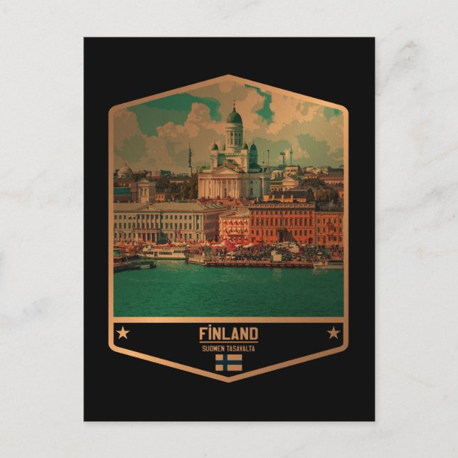 Postal Finlandia (Anverso)