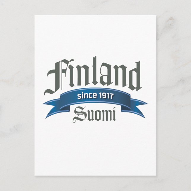 Postal Finlandia desde 1917 (Anverso)