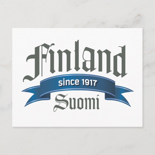 Postal Finlandia desde 1917 (Anverso)