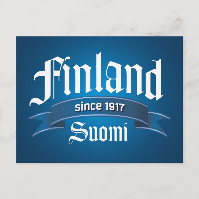 Postal Finlandia Desde 1917 Rev (Anverso)