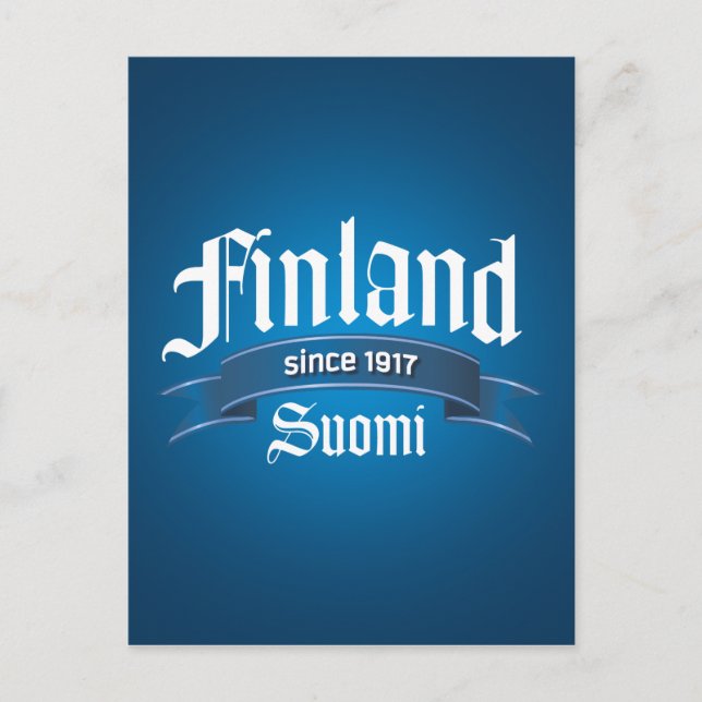 Postal Finlandia Desde 1917 Rev (Anverso)