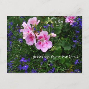 Postal Finlandia en Flores, primero en una serie