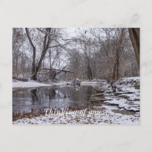 Postal Finley Winter Snow Pensando En Usted