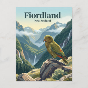 Postal Fiordland Nueva Zelanda