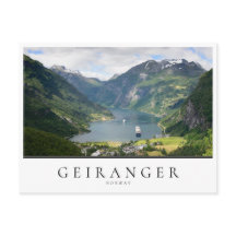 Fiordo de Geiranger en Noruega