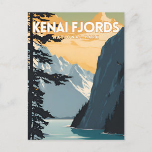 Postal Fiordos de Kenai