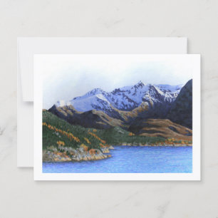 Postal Fiordos y montañas de Noruega
