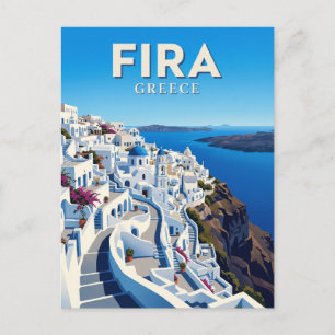Postal Fira, Santorini Grecia