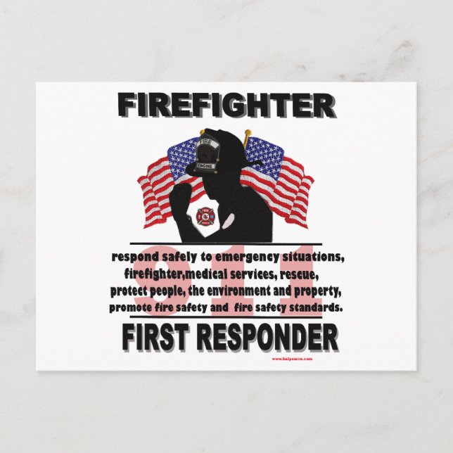 Postal FireFighter_First_Responder (Anverso)