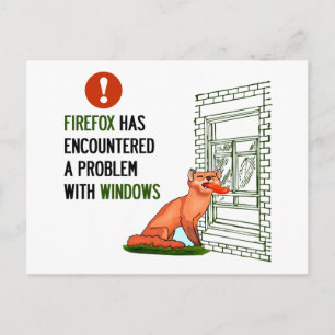 Postal Firefox ha encontrado un problema con las ventanas