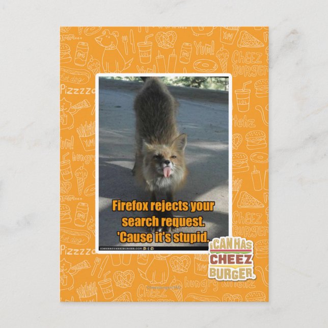 Postal Firefox rechaza (Anverso)