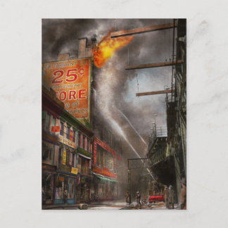 Postal Fireman - New York NY - Muéstrame un cartel de 191