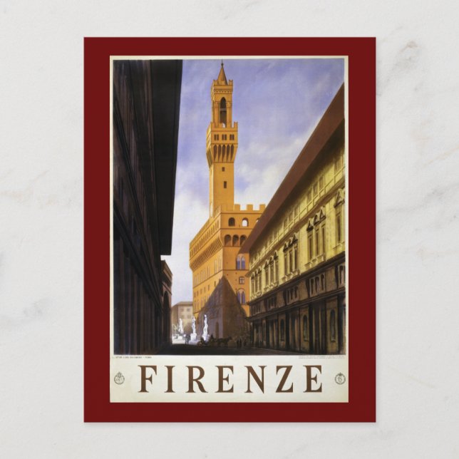 Postal Firenze (Anverso)