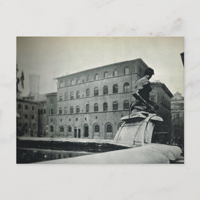 Postal Firenze, Florencia, Place de la Seingeurie (Anverso)
