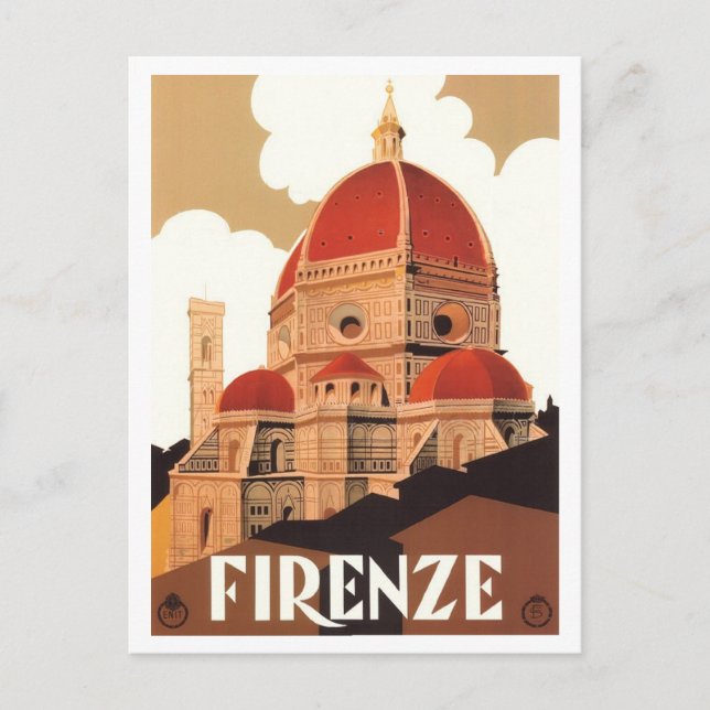 Postal Firenze Poster Post Card Card (Anverso)