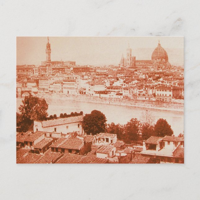 POSTAL FIRENZE - VISTA PANORÁMICA DE FLORENCIA ANTIGUA 18 (Anverso)