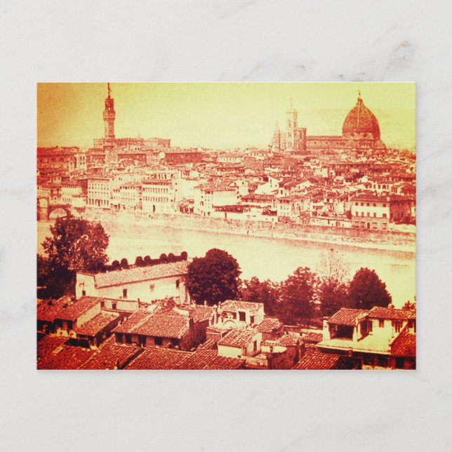 POSTAL FIRENZE - VISTA PANORÁMICA DE FLORENCIA ANTIGUA 18 (Anverso)