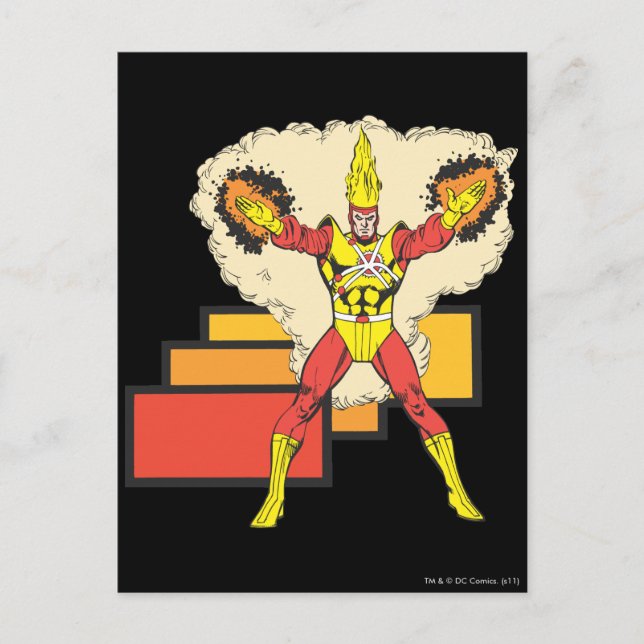 Postal Firestorm En Su Elemento (Anverso)
