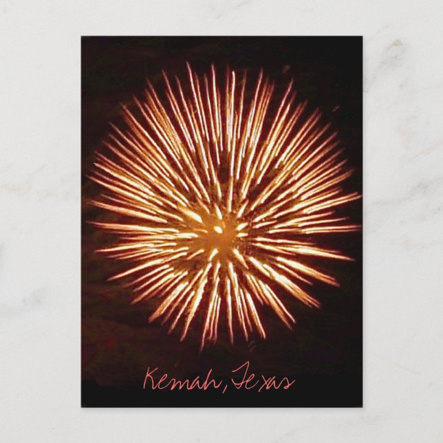 Postal Fireworks1c - personalizada (Anverso)