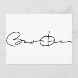 Postal Firma de Barack Obama
