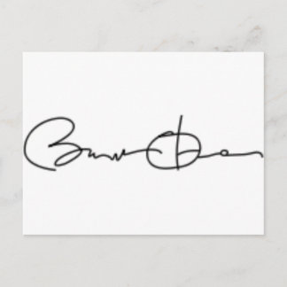 Postal Firma de Barack Obama