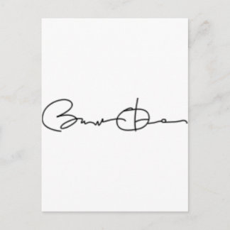 Postal Firma de Barack Obama