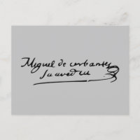 Firma de Cervantes