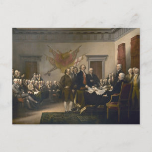 Postal Firma de la Declaración de Independencia