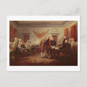 Postal Firma de la Declaración de Independencia, cuarta
